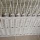 Trunk storage painted rattan bench