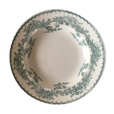 Set of 4 old plates earthenware pottery from Onnaing