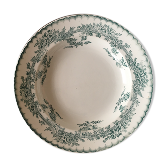 Set of 4 old plates earthenware pottery from Onnaing