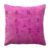 Vintage turkish kilim cushion cover , 60 x 60 cm