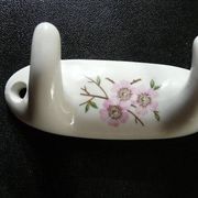 coat rack with 2 porcelain hooks from Paris