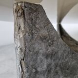 Paire de tables basses brutalistes, années 1970