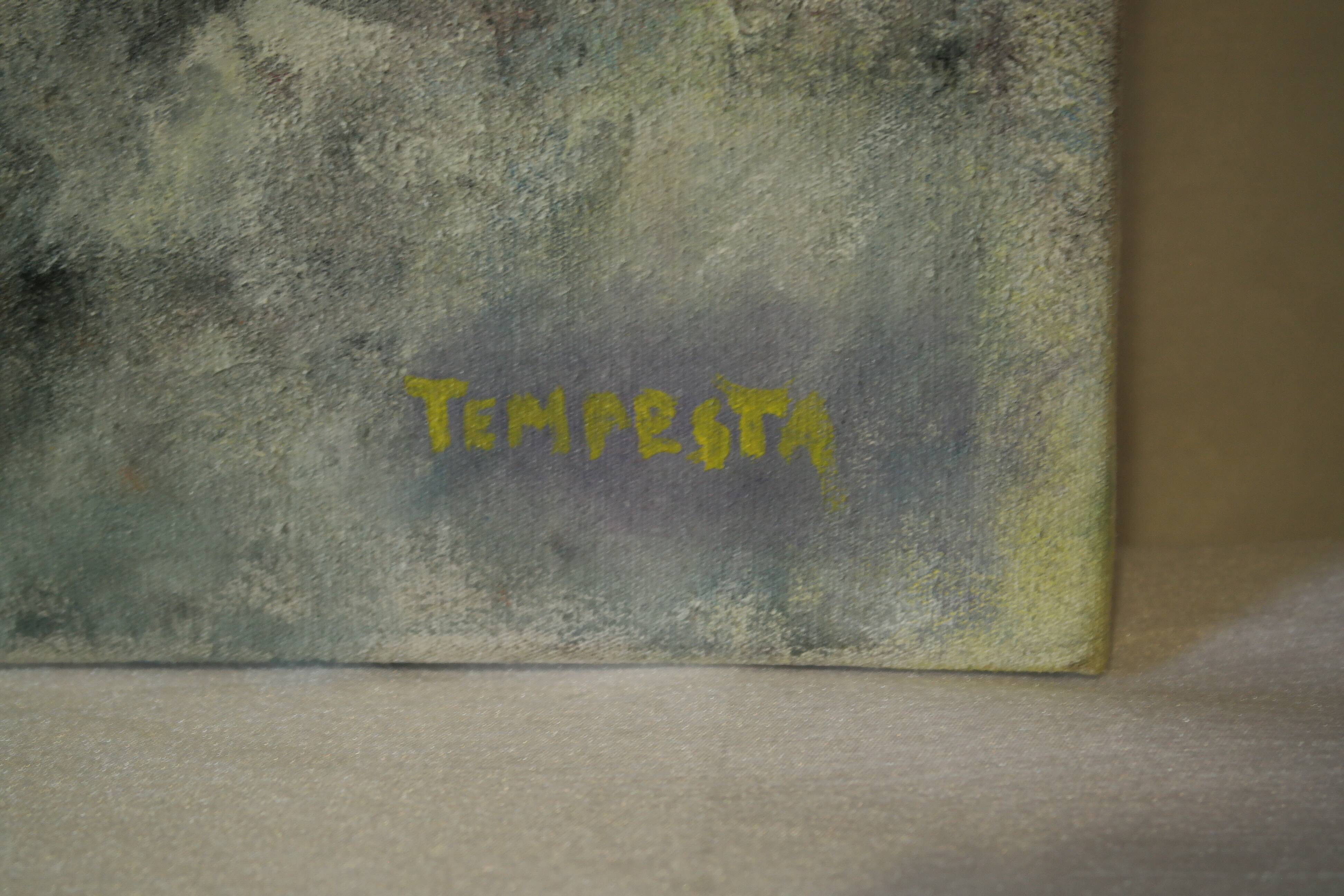 Painting on canvas winter scene 60 x 50