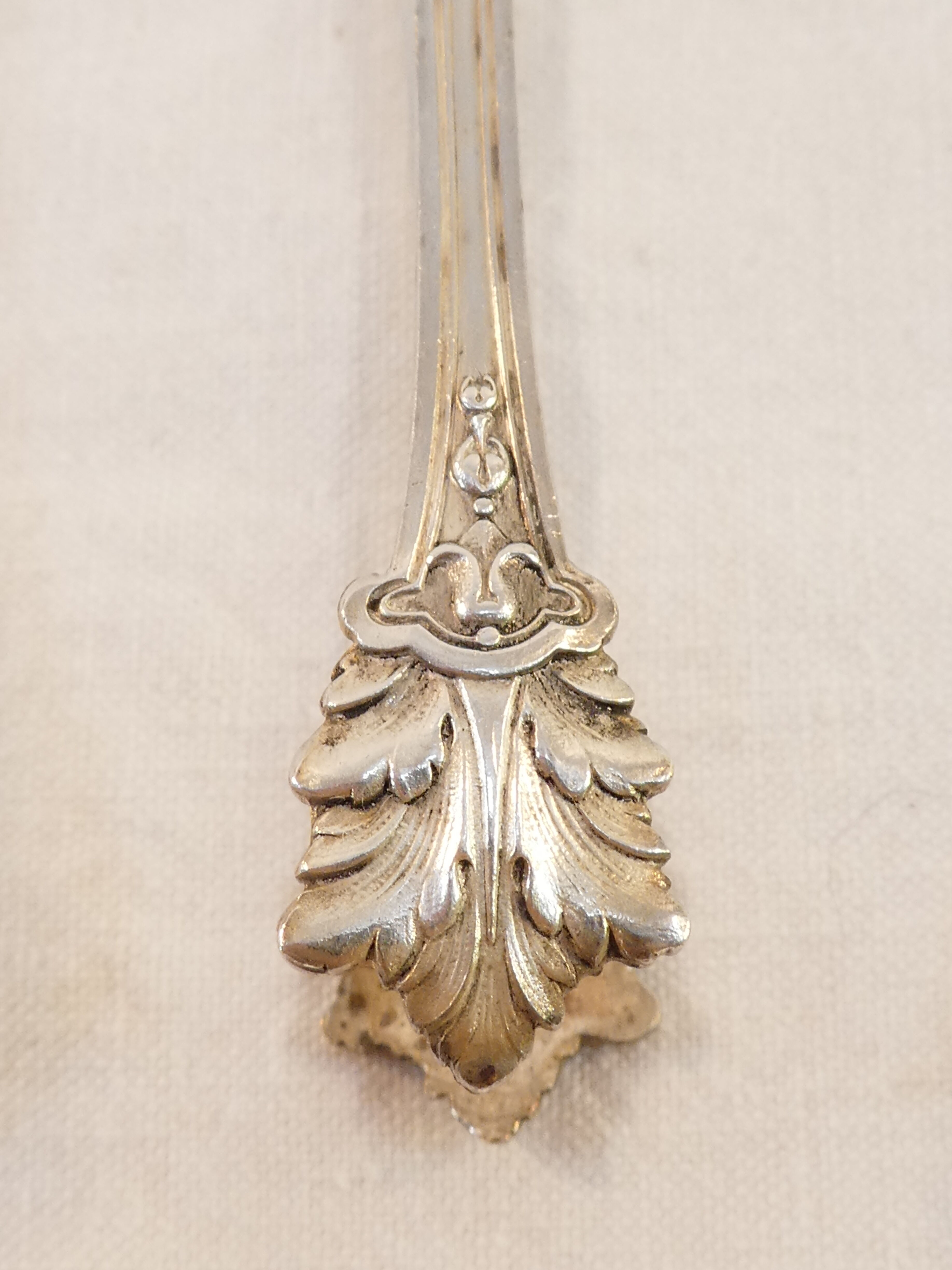 Small Silver Metal Sugar Clamp