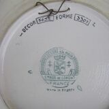 Longwy earthenware plate