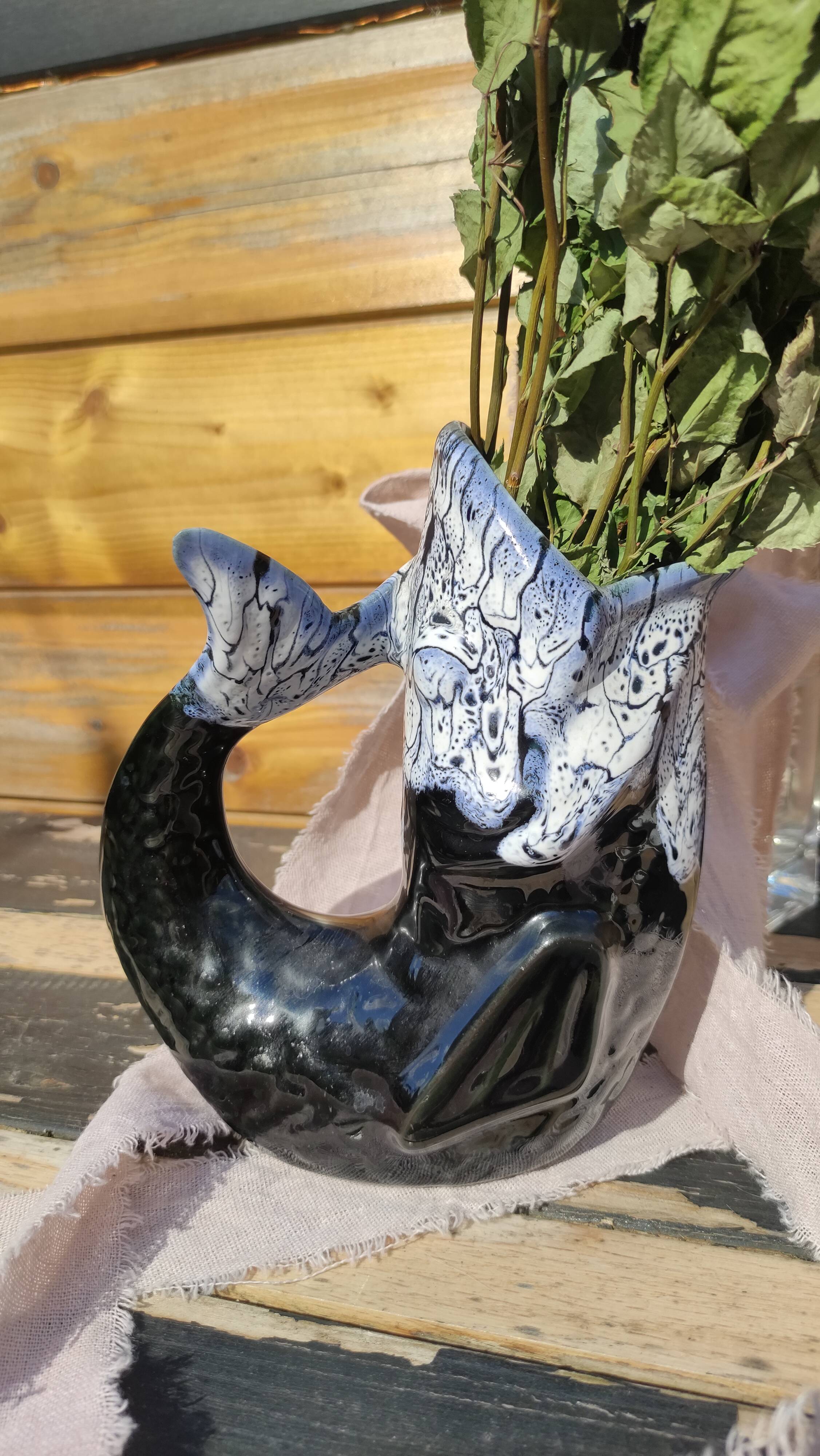 Carafe en céramique vintage dit glou glou