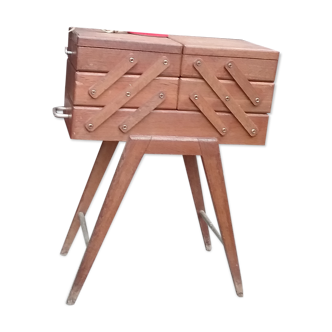 Ideal seamstress worker in jewelry box