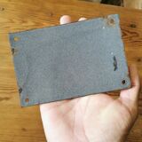 Enamelled street number plate