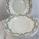 Set of 5 deep plates Badonviller Champagne collection