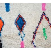 Colorful Berber carpet 207 x 128cm