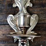 Brass wall candle holder