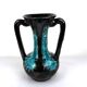 Vallauris Blue Fat Lava Vases