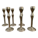 6 bougeoirs