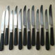 box of 12 table knives and 12 cheese knives Thiebaut Astruc de Lille