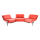 Leather sofa, Cassina Veranda model by Vico Magistretti