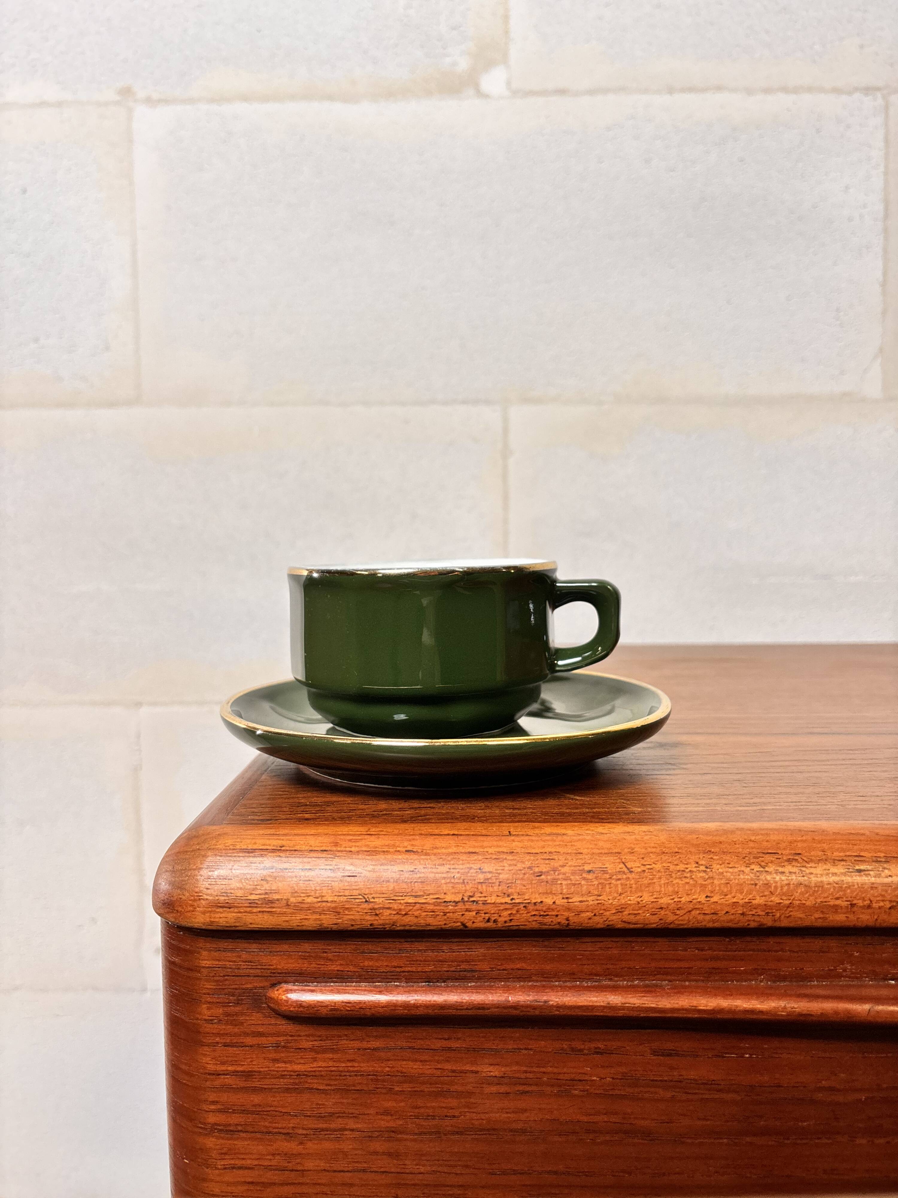 Apilco Set by Yves Deshoulières Olive ⎜1980s