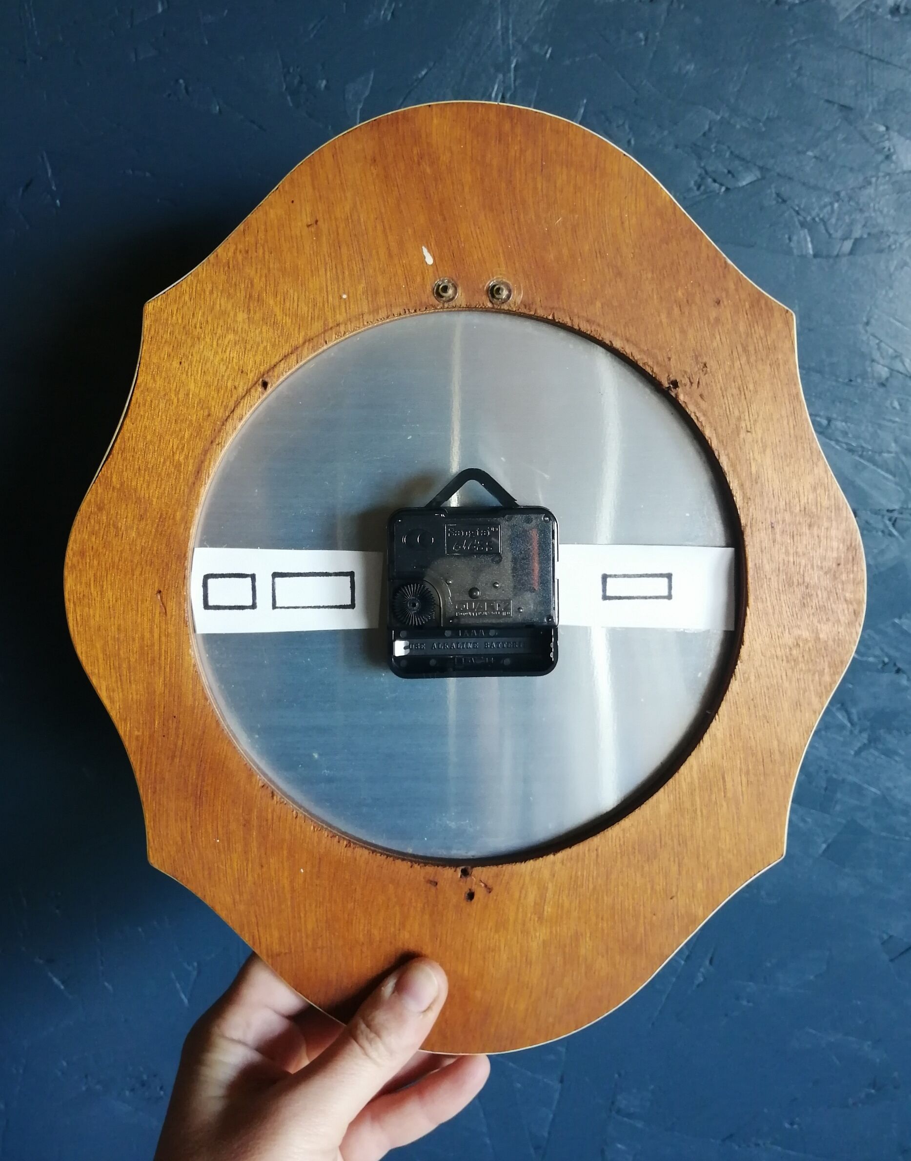 Vintage clock, "Odo" wall clock