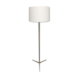 Minimalist bronze and brass floor lamp from the 50s/60s