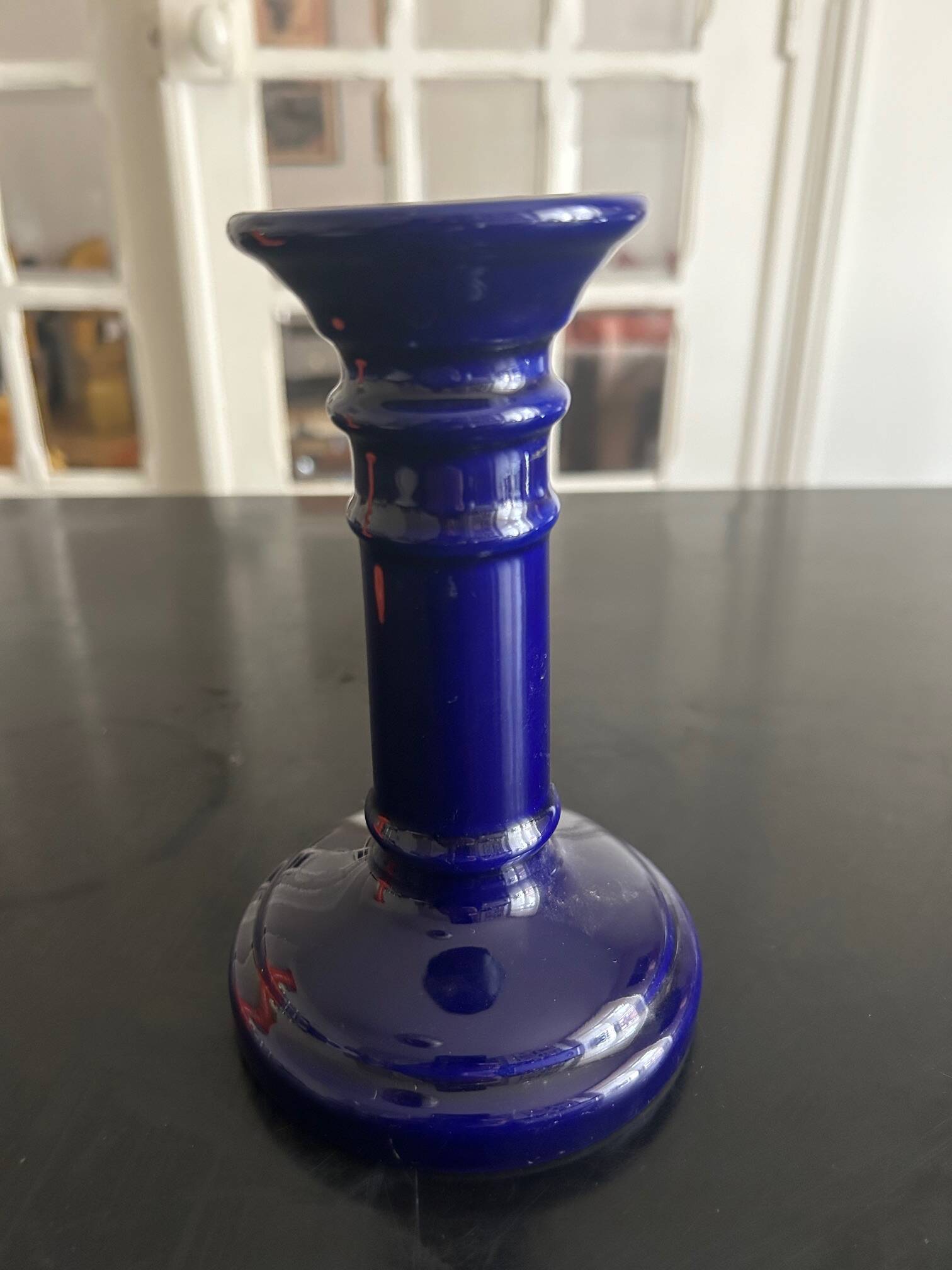 pair of ceramic candlesticks 1980