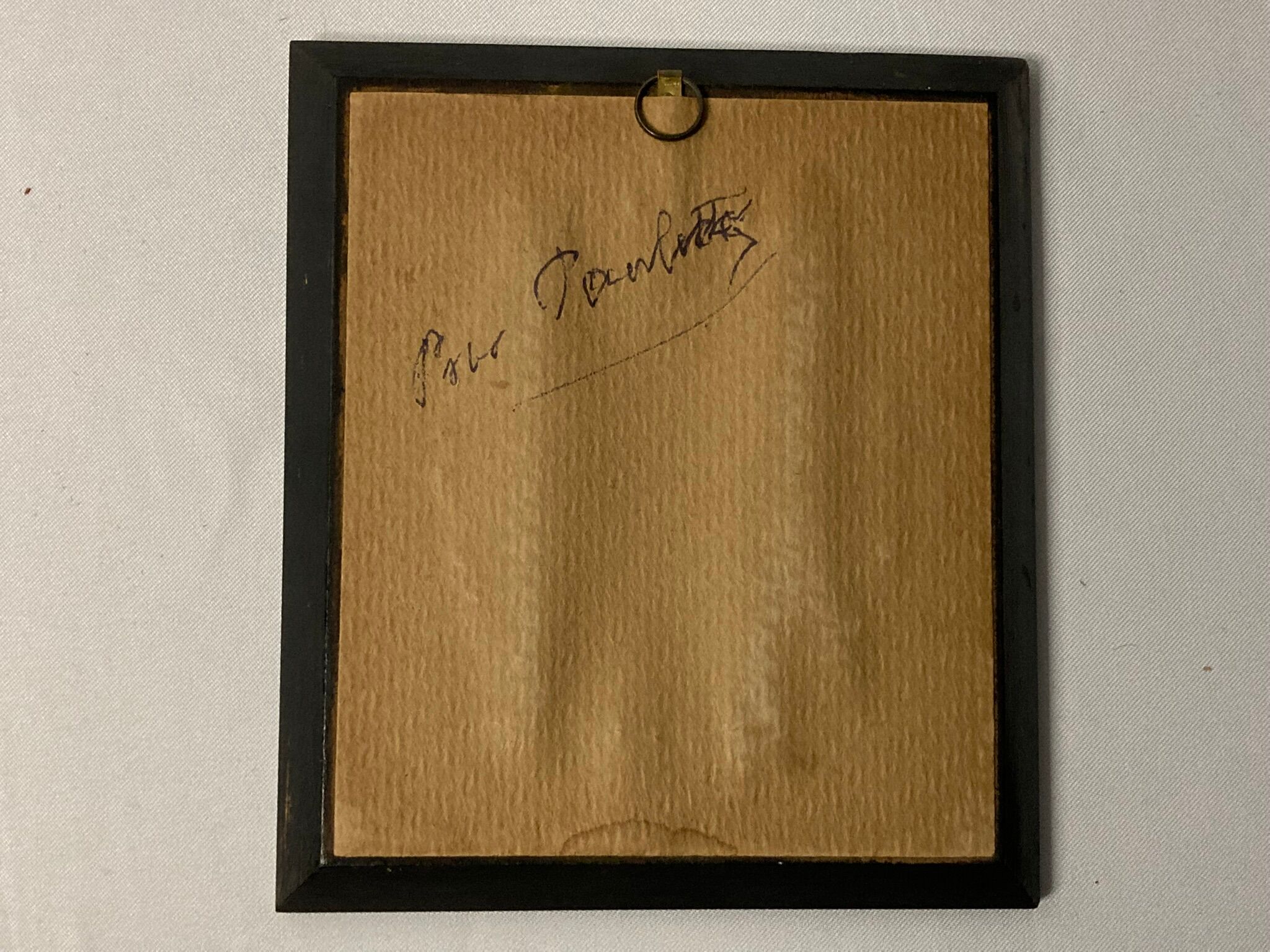 De BROCA (A), Watercolor still life with bouquet signed early twentieth century