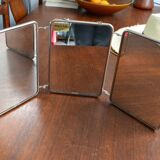 Triptych barber mirror from the 50s/60s