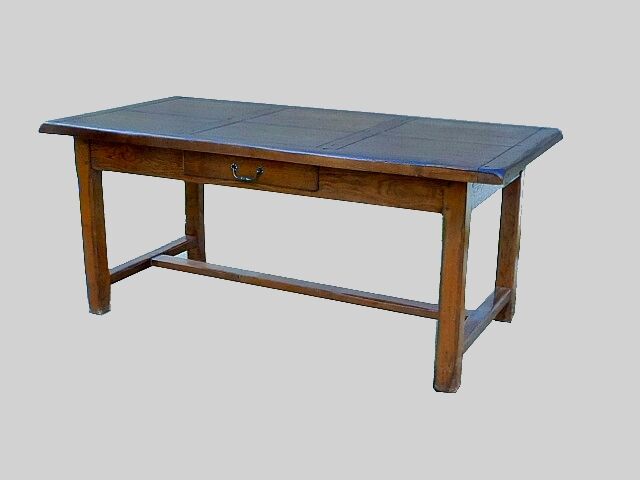 Massive old chene farm table