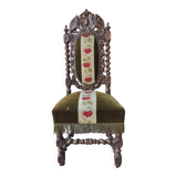 Chaises sculptées style Henry II