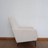 Paire de fauteuil bouclette 60's