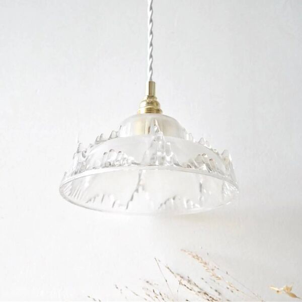 Suspension tulipe ancienne Ezan