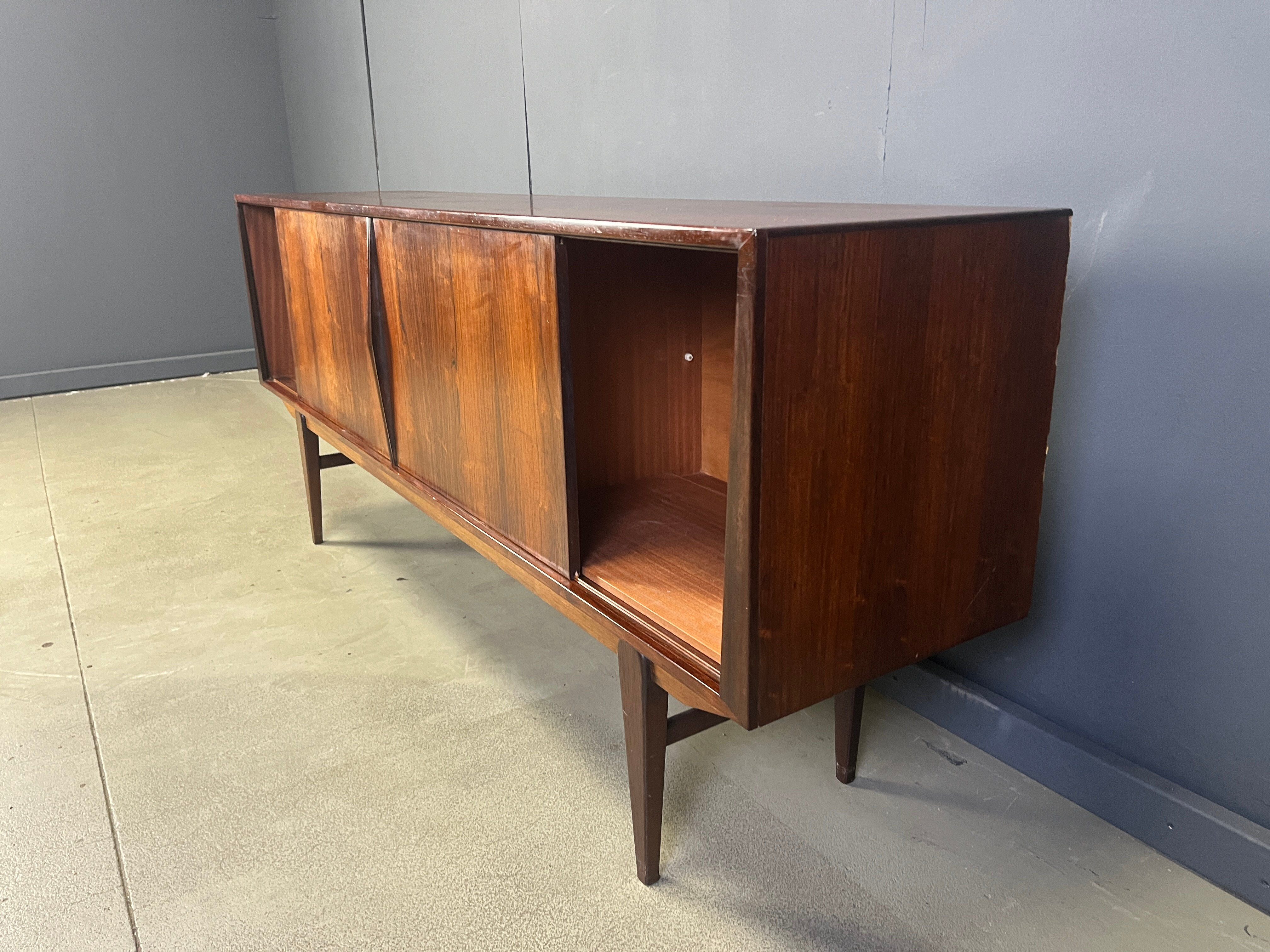 Vintage Scandinavian rosewood sideboard, 1960s