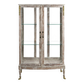 Shop window in weathered wood