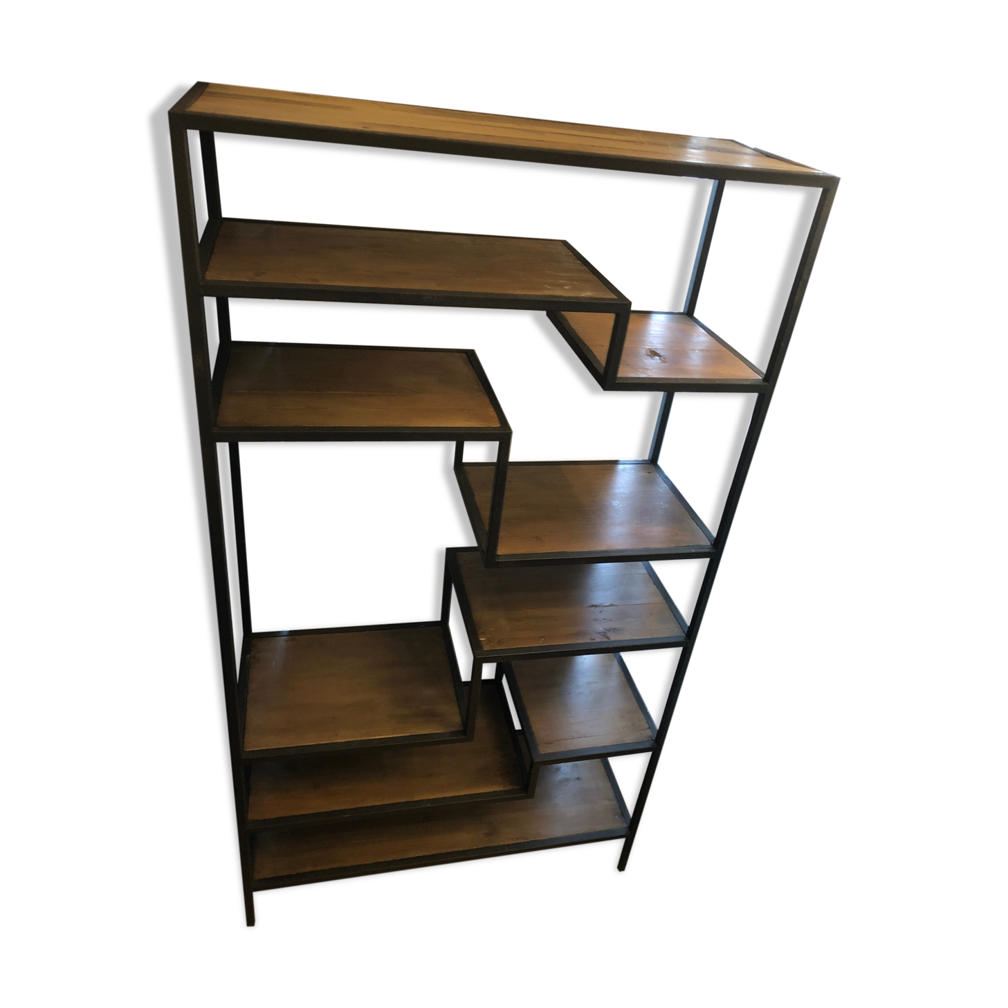 Industrial library shelf