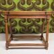 Table Console en noyer XXème