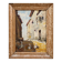 Oil on double-sided panel with geese, signed Robert, dated 1930.