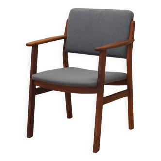 Fauteuil en teck graphite, design danois, années 1960, production : Danemark