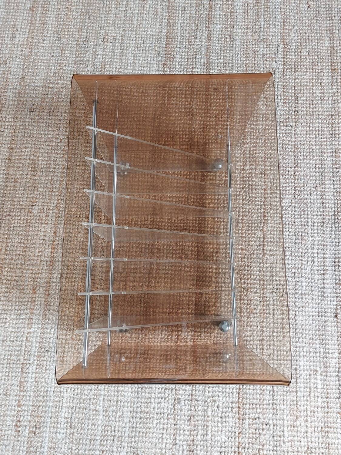 Table michel dumas plexiglas 1970