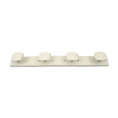 Vintage white patère 4 Syla hooks