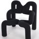 Vintage black Terje Ekstrøm Ekstrem armchair Stokke Varier