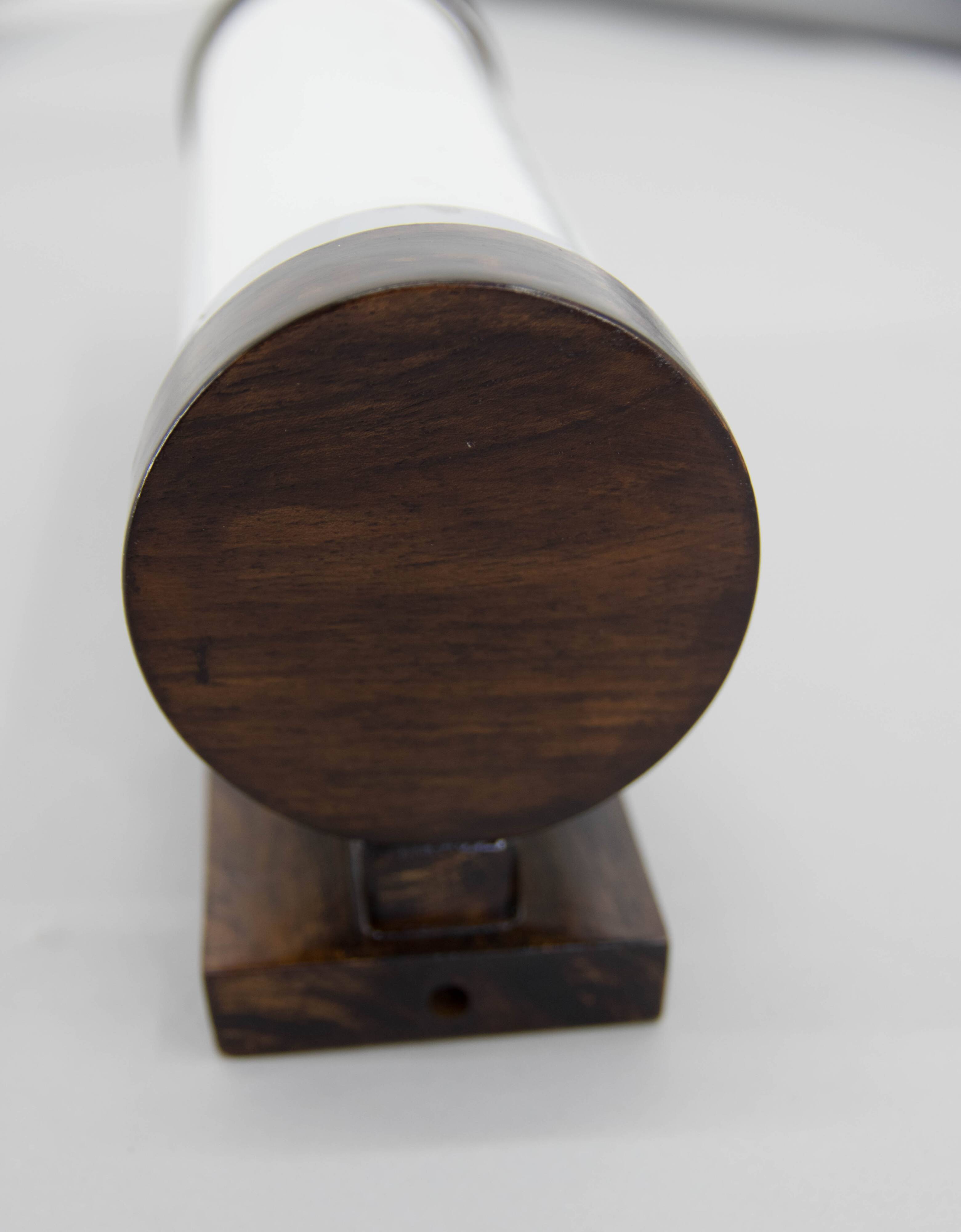 Art Deco / Functionalist Wall Light, 1930s, Restored