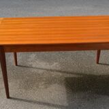 Scandinavian extendable teak table