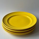 Yellow saline flat plates