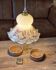 Suspension opaline vintage