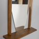 Italian design 1960s vintage wall mirror with shelf