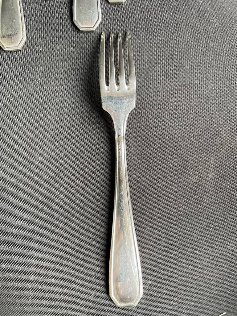 8 forks and 6 large Argental salad or dessert spoons