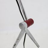 1970s Red Adjustable Floor or Table Lamp, Czechoslovakia