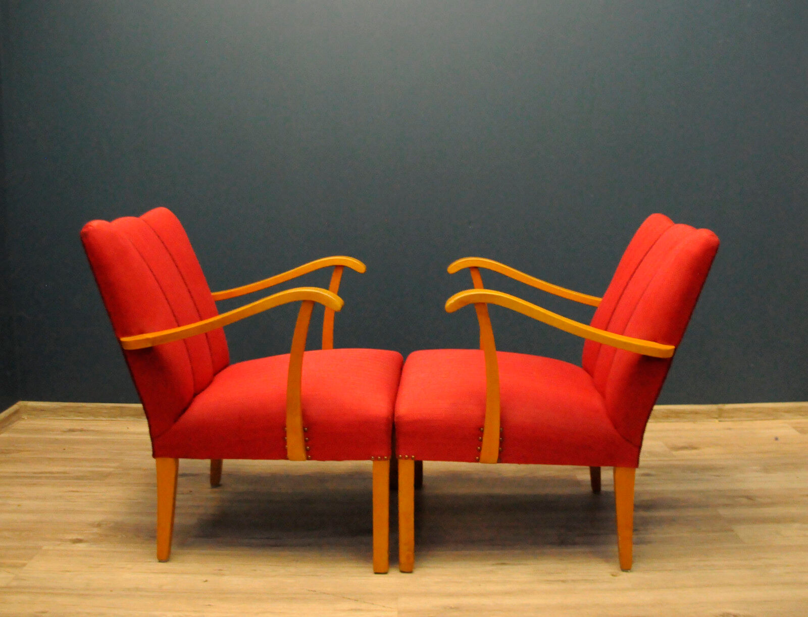 Scandinavian club chairs, Sweden, 1950s, set of 2