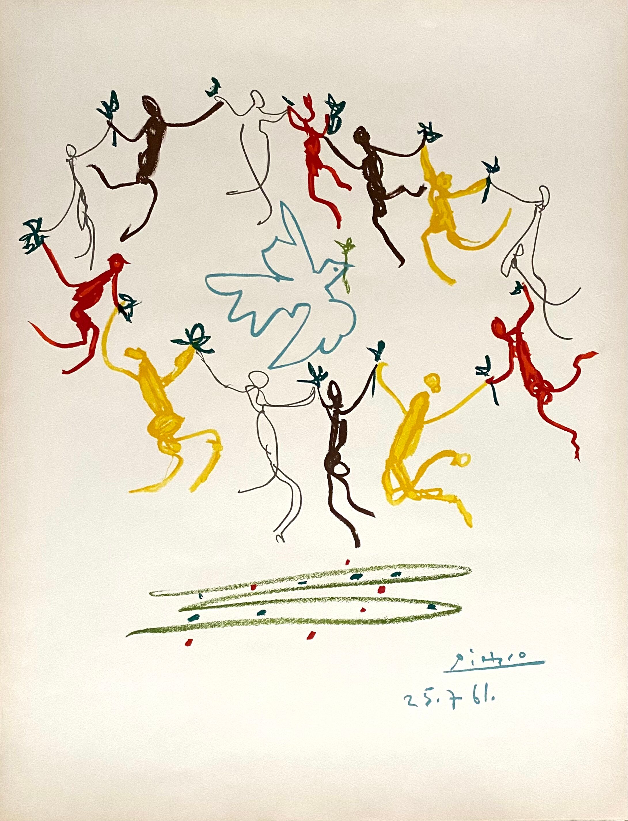 La ronde de la jeunesse - lithograph - 1961