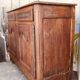 Louis XV style buffet from the 19th century in solid fruitwood with dowelled joints.