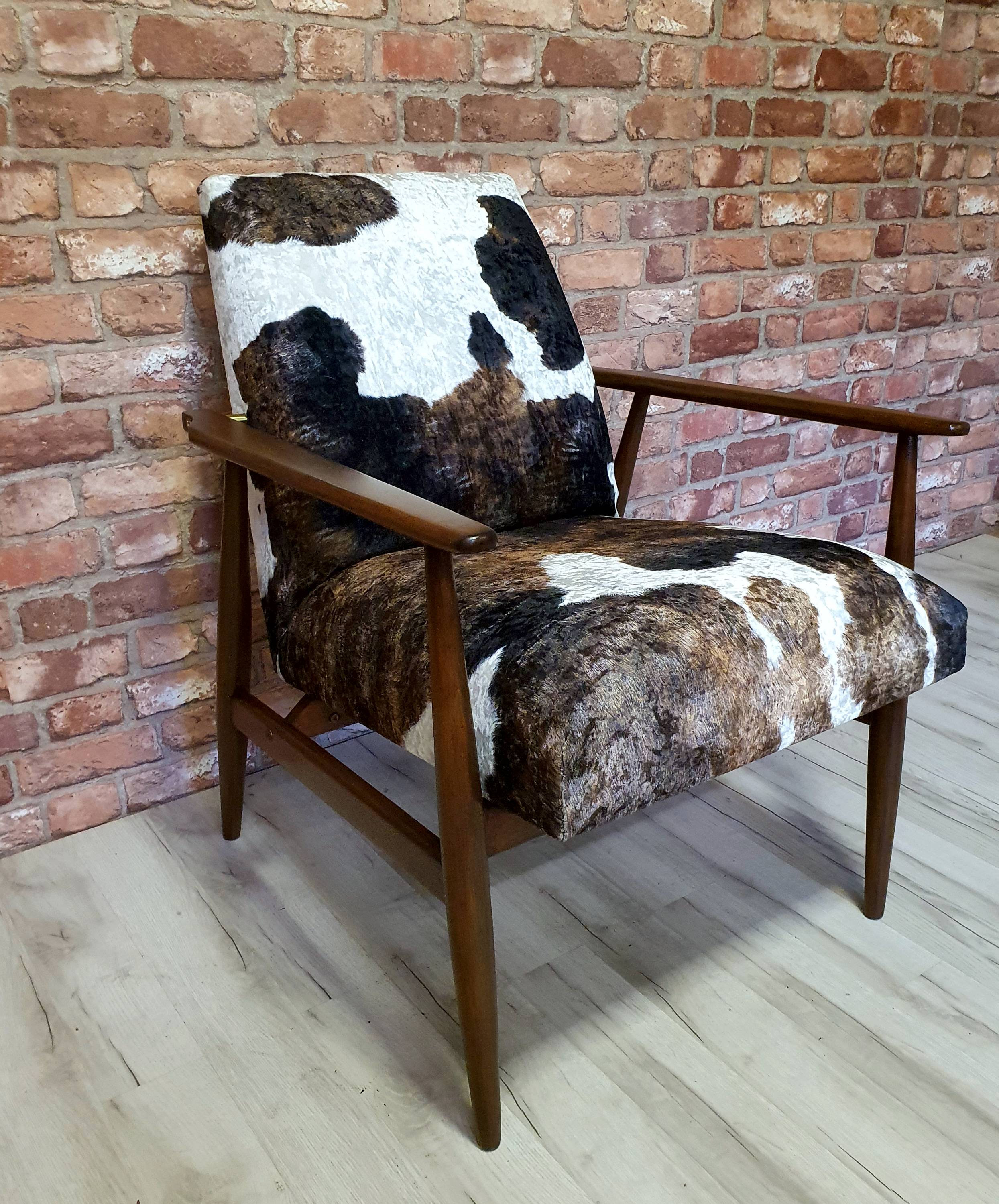 Fauteuil 1960s, PRL, vintage, Henryk Lis, Fox