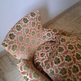 Armchair with ottoman